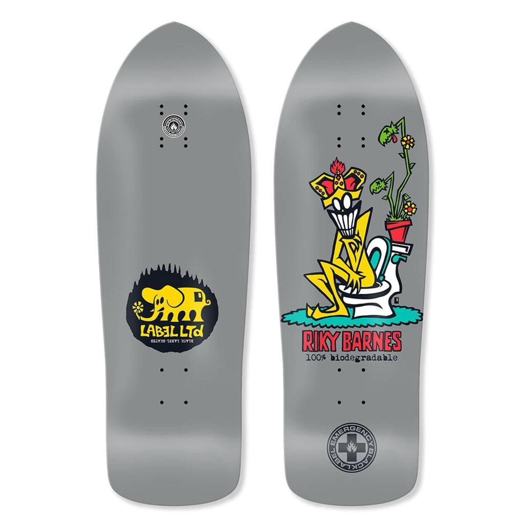 Black Label Riky Barnes "100% BIODEGRADABLE" Skateboard Deck