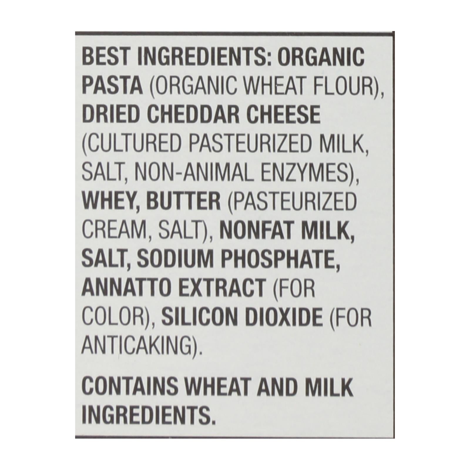 Annie's Organic Mac & Cheese Shells Aged Cheddar 6oz, 12ct