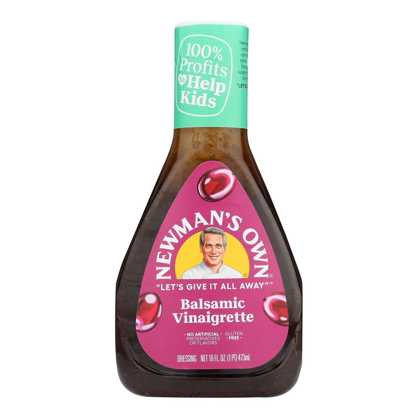 Newman's Own Balsamic Dressing, 16 Fl Oz, 6-Pack