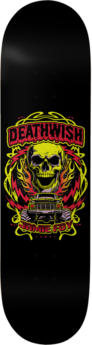 Deathwish Jamie Foy "Mash The Throttle" 8.25" Complete Skateboard