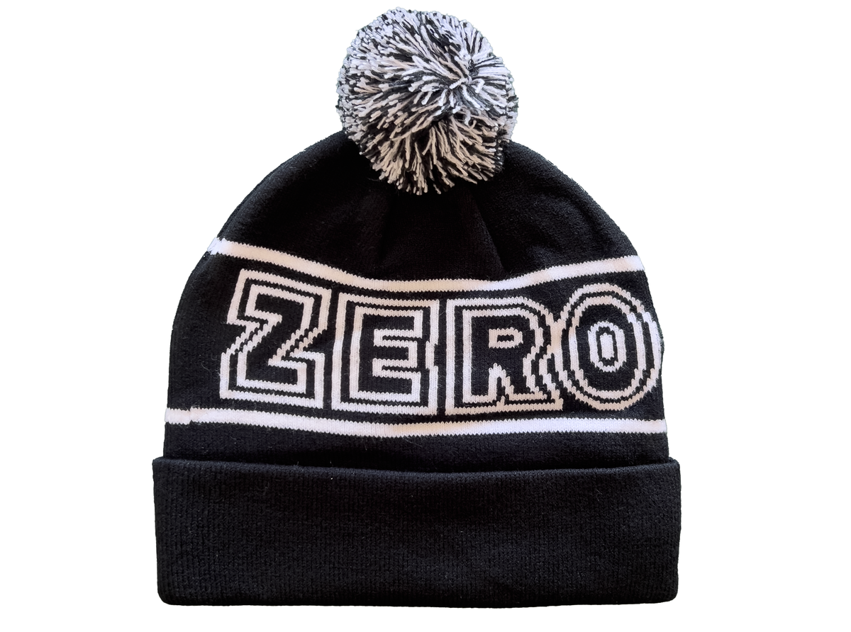Zero Skateboards Zero Skateboards Bold Pom Black Beanie