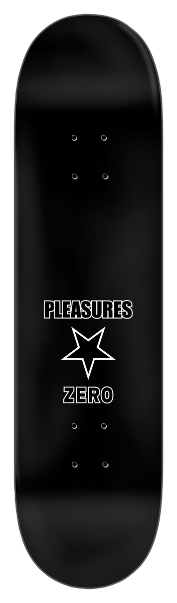 Zero x Pleasures "Stars" 8.5" Skateboard Deck