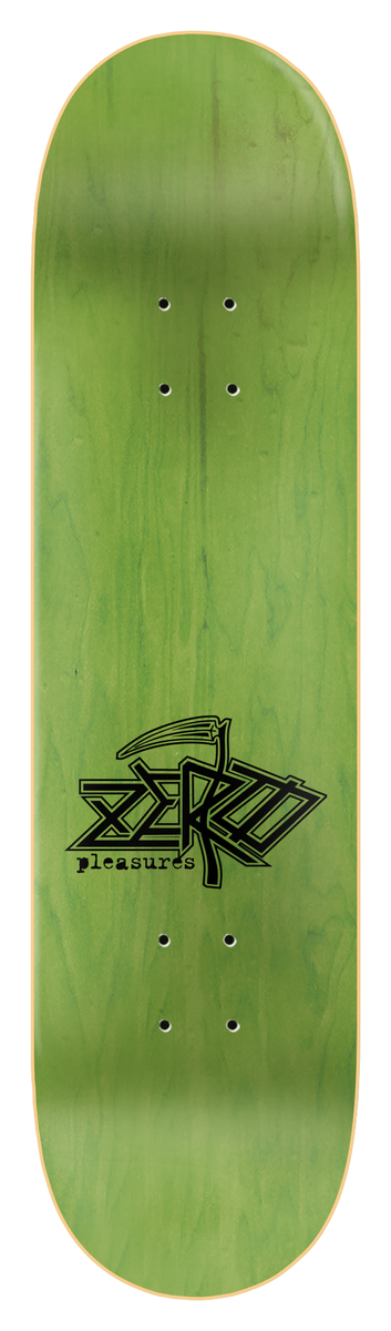 Zero x Pleasures "Death" 8.5" Skateboard Deck