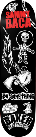 Baker Sammy Baca Divine Evil 8.5" Skateboard Deck