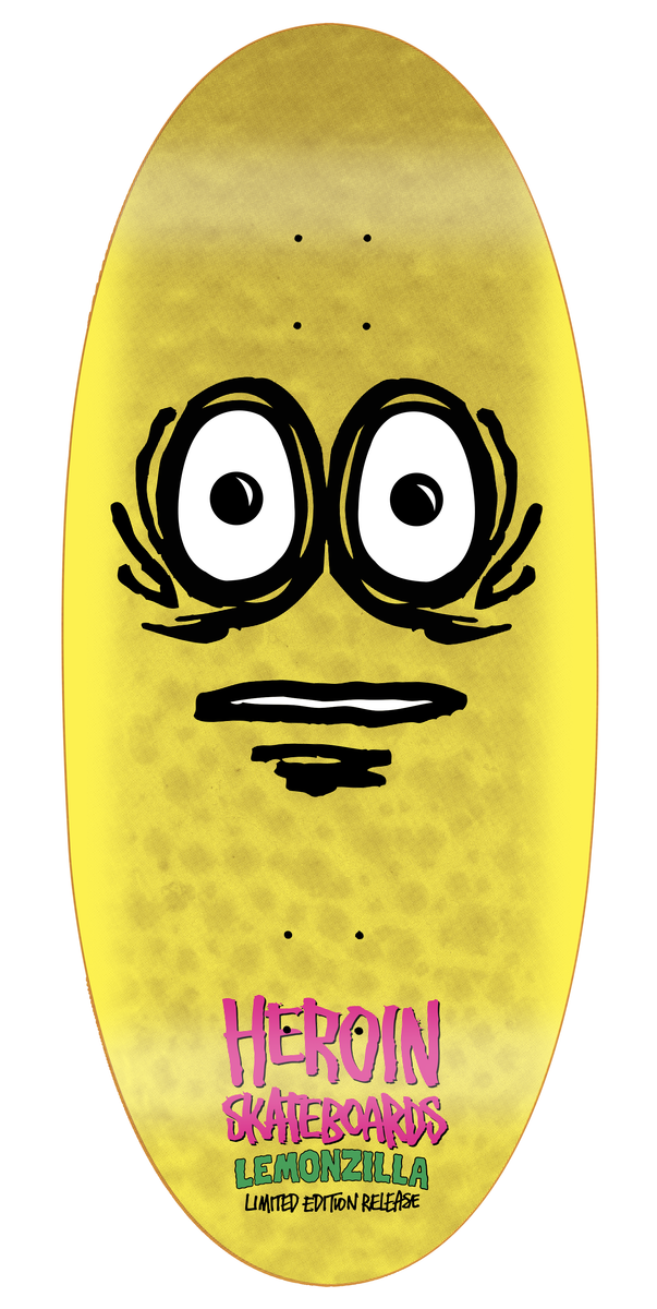 Heroin "Lemonzilla" 13.5" Skateboard Deck