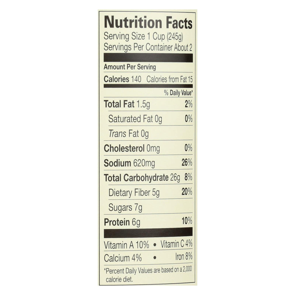 Amy's Organic Low Fat Black Bean Soup, 12-Pack, 14.5 oz