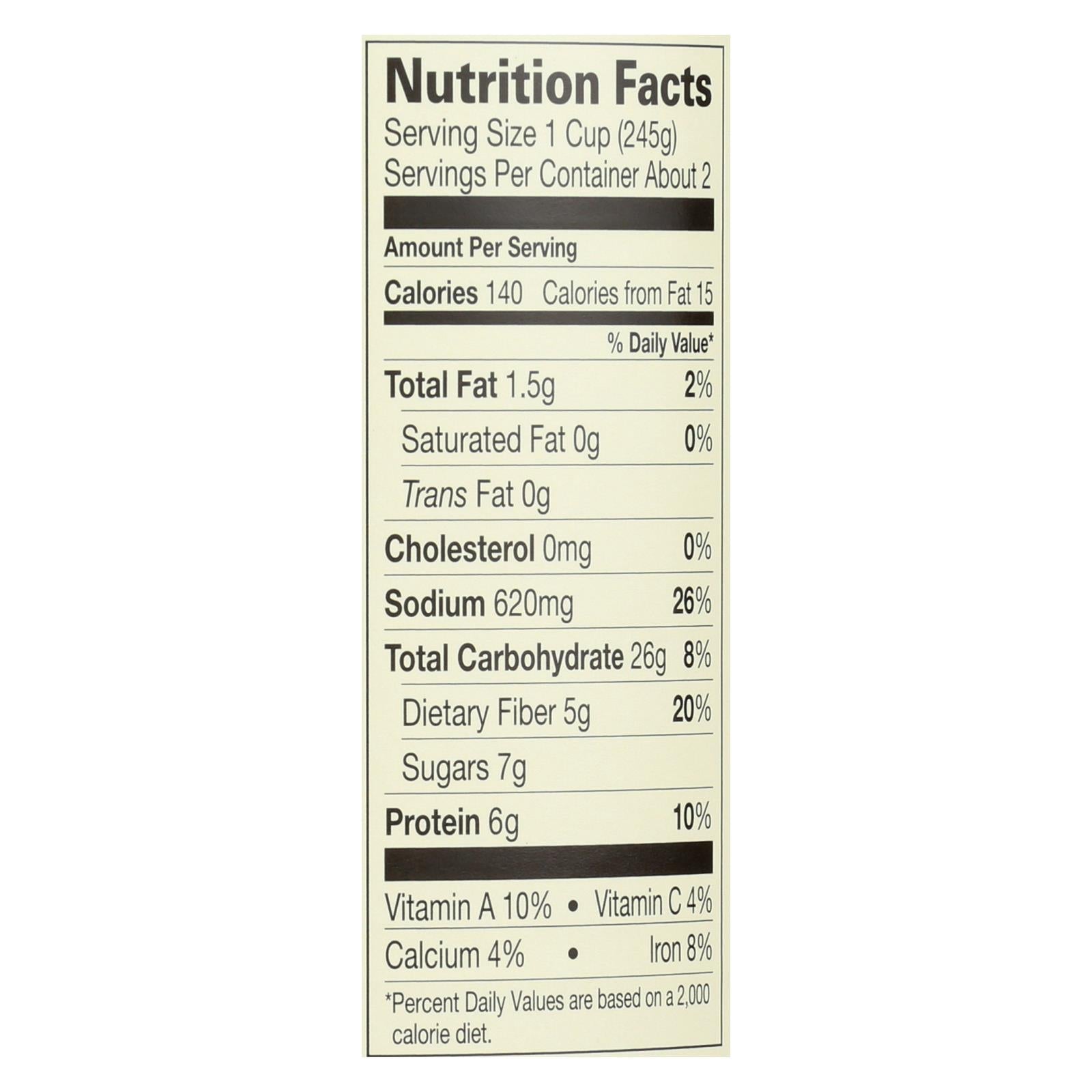 Amy's Organic Low Fat Black Bean Soup, 12-Pack, 14.5 oz