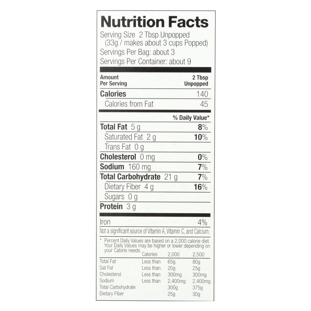 Black Jewell Natural Microwave Popcorn, 6-Pack, 10.5 Oz
