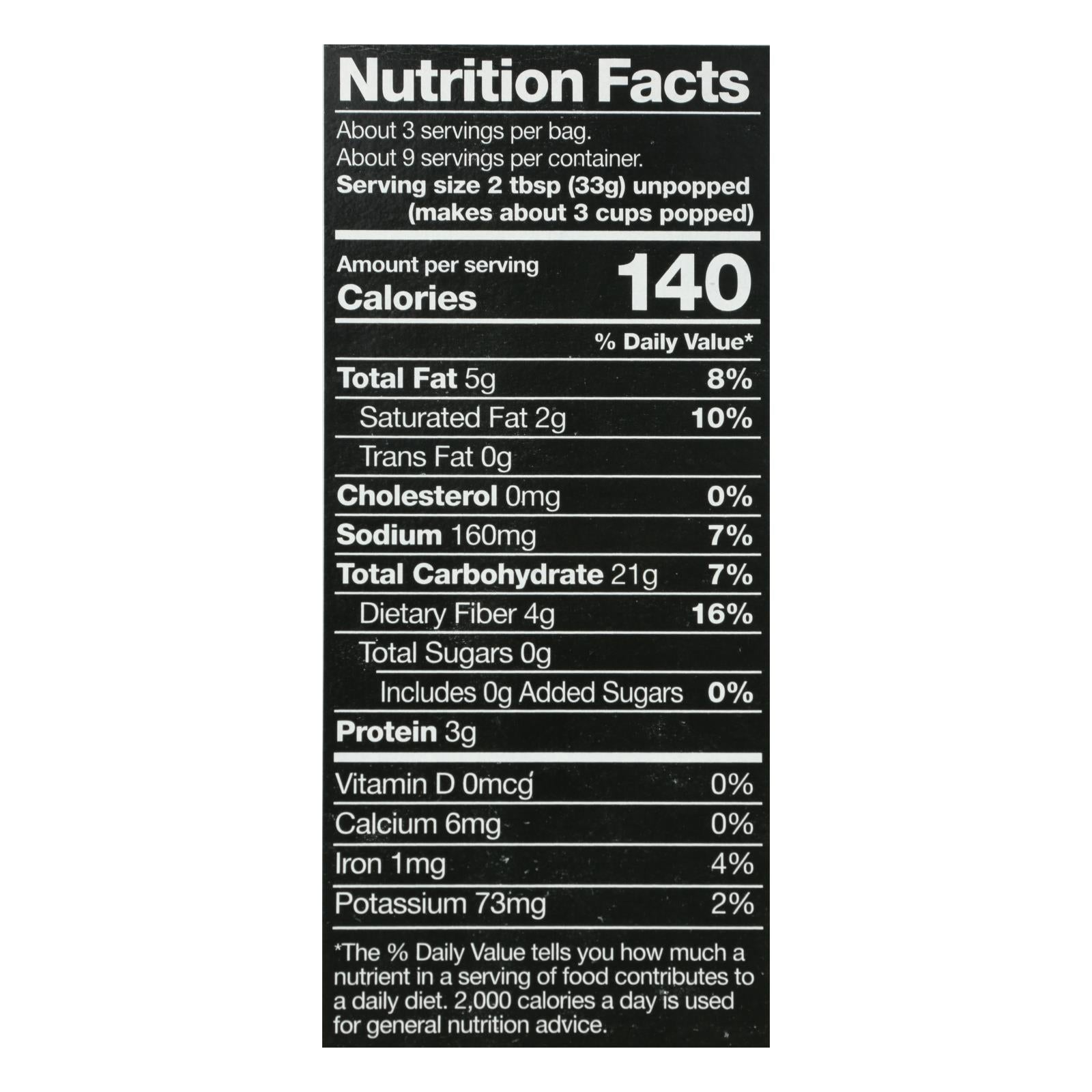 Black Jewell Butter Microwave Popcorn, 6 Pack, 10.5 Oz Total