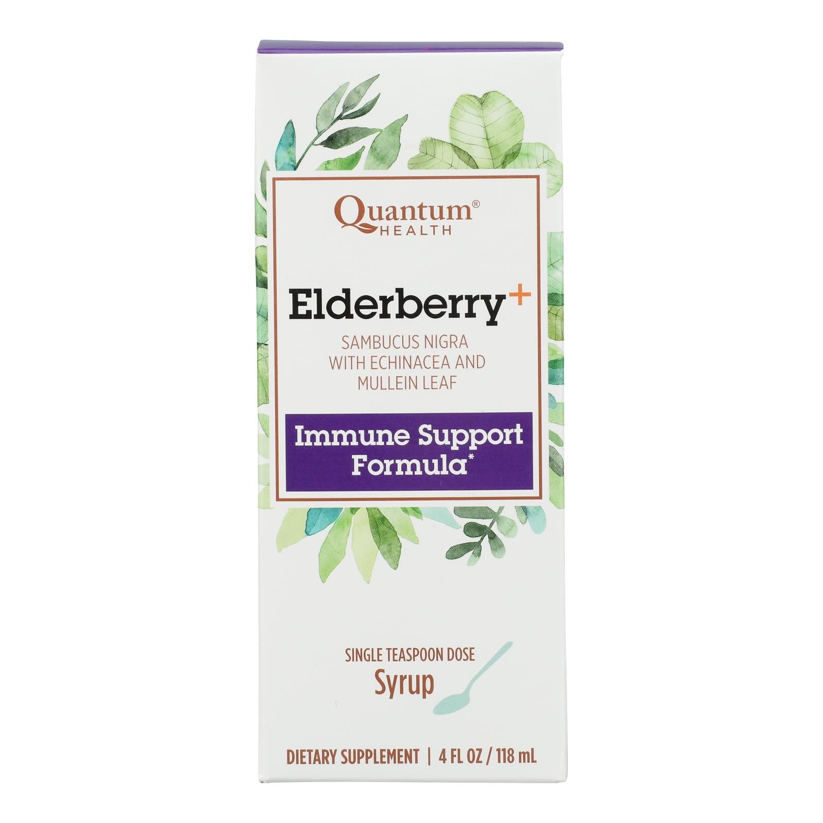 Quantum Elderberry Syrup - 4 Fl Oz