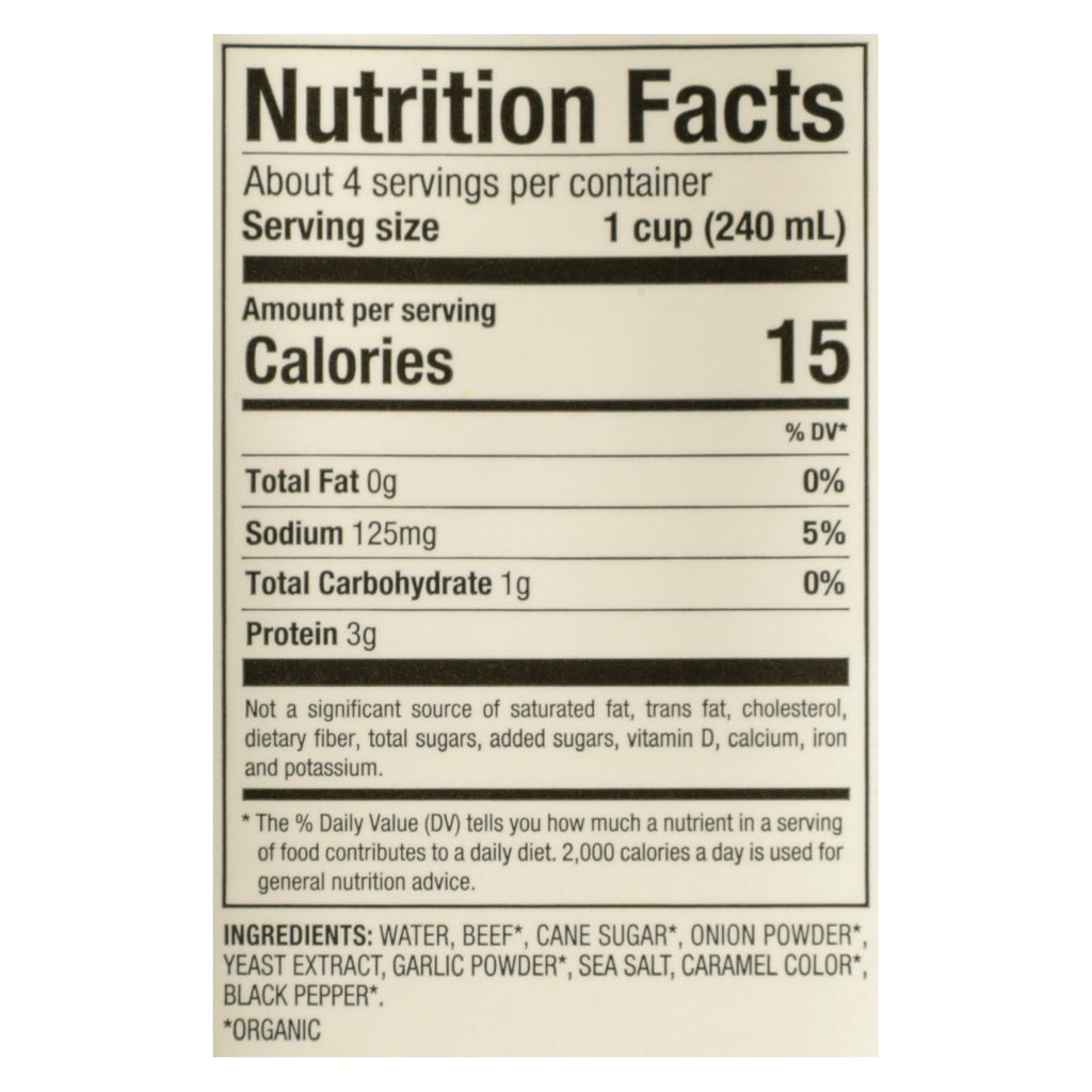 Pacific Foods Low Sodium Beef Broth, 12 Pack, 32 Fl Oz