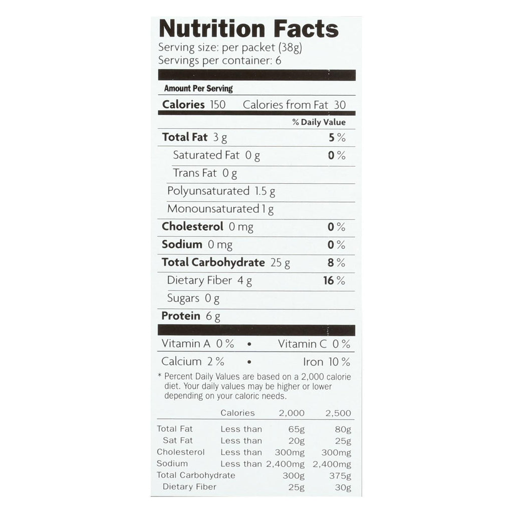 Nature's Path Organic Qi'A Superfood Oatmeal, 6 Pack