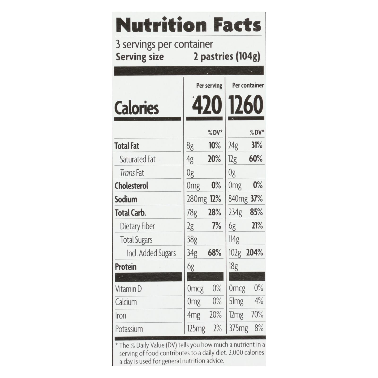 Nature's Path Organic Berry Toaster Pastries, 12-Pack