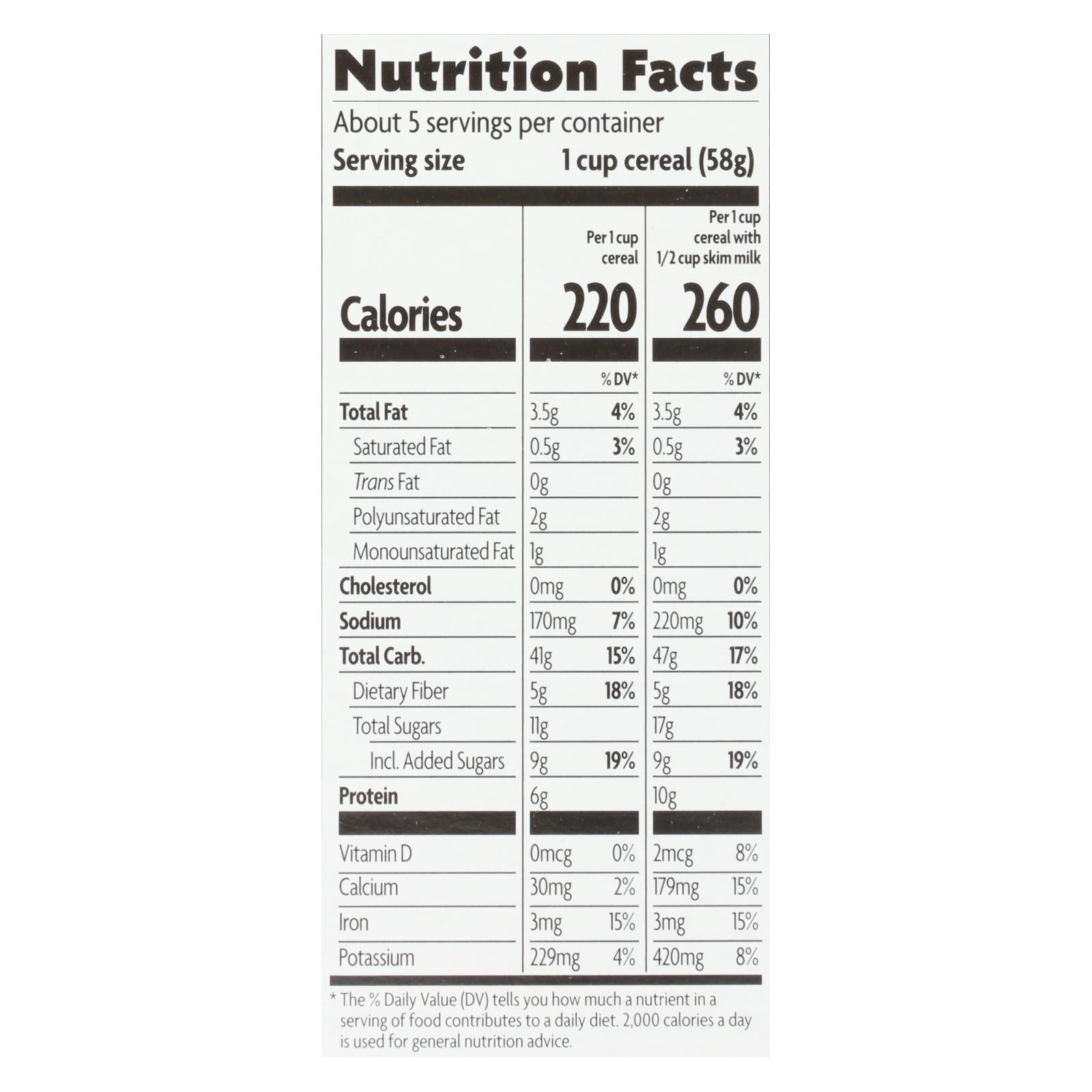 Nature's Path Organic Red Berry Flax Cereal, 12-Pack