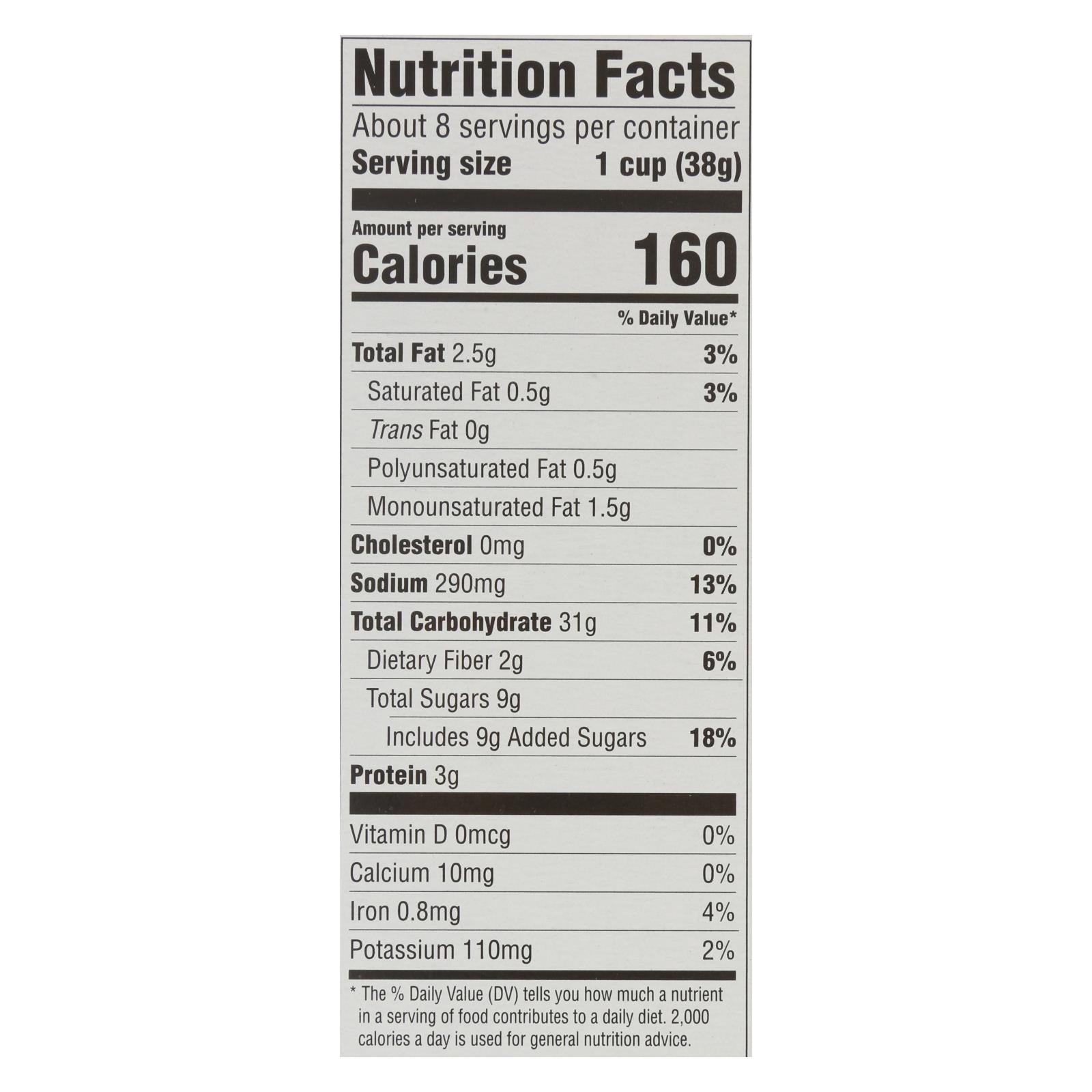 Puffins Peanut Butter Cereal, 11 oz, Case of 12