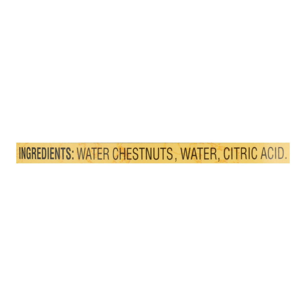 Reese Water Chestnuts - Sliced - Case Of 24 - 8 Oz.