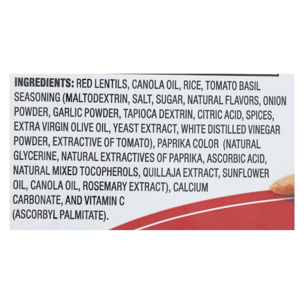 Calbee Snapea Crisp Tomato Basil Lentil Snaps 12-Pack
