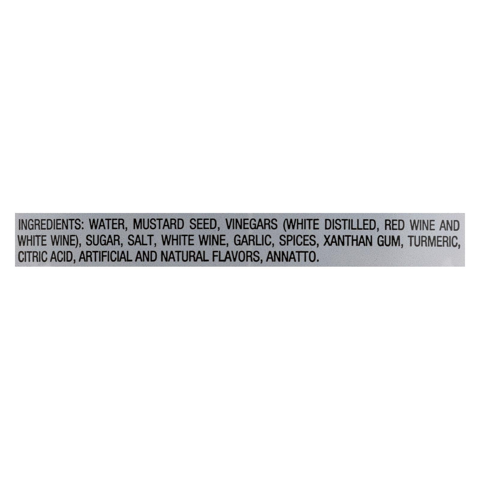 Inglehoffer Original Stone Ground Mustard, 10 oz, 6 Pack
