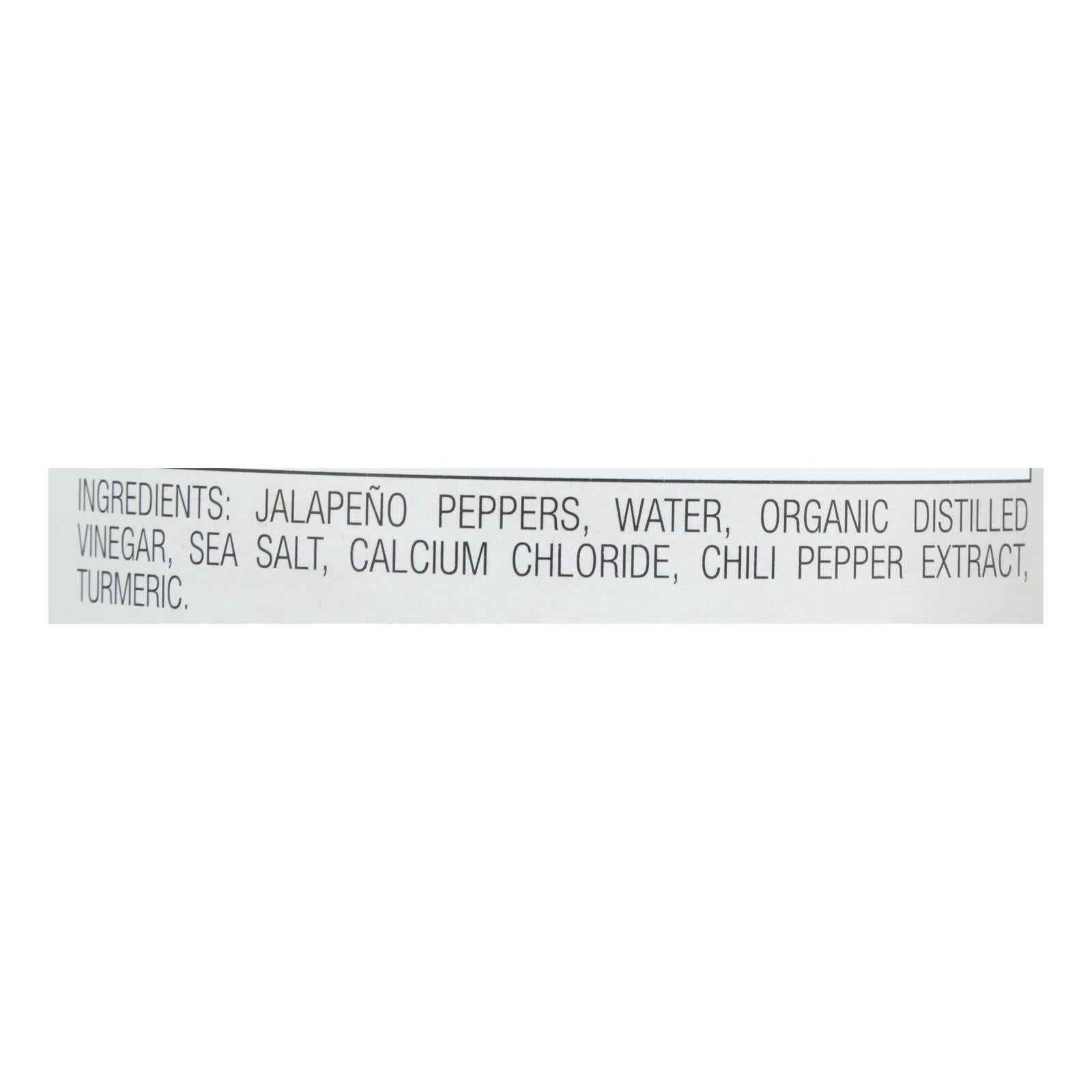 Jeff's Natural Jalapeno Peppers - Case of 6 - 12 oz