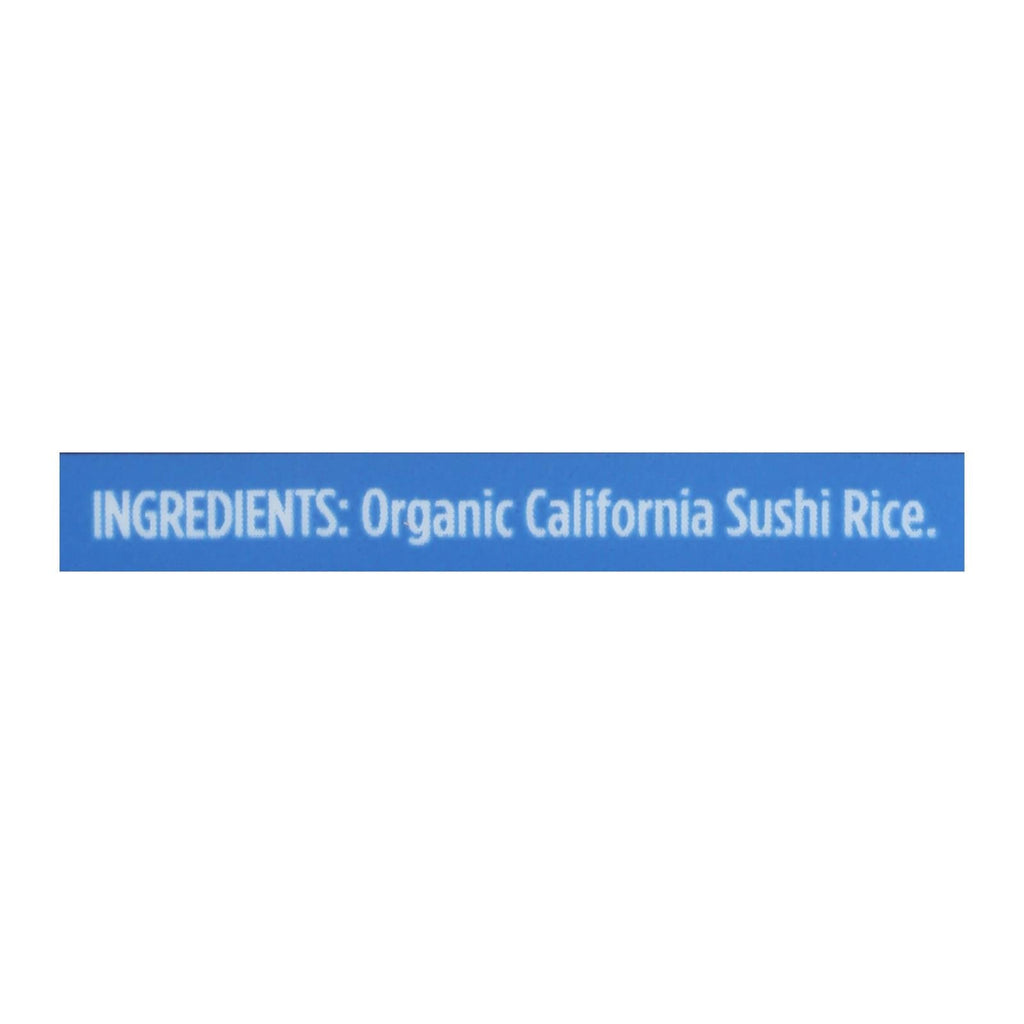 Lundberg Organic Sushi White Rice, 6-Pack, 2 lb Each