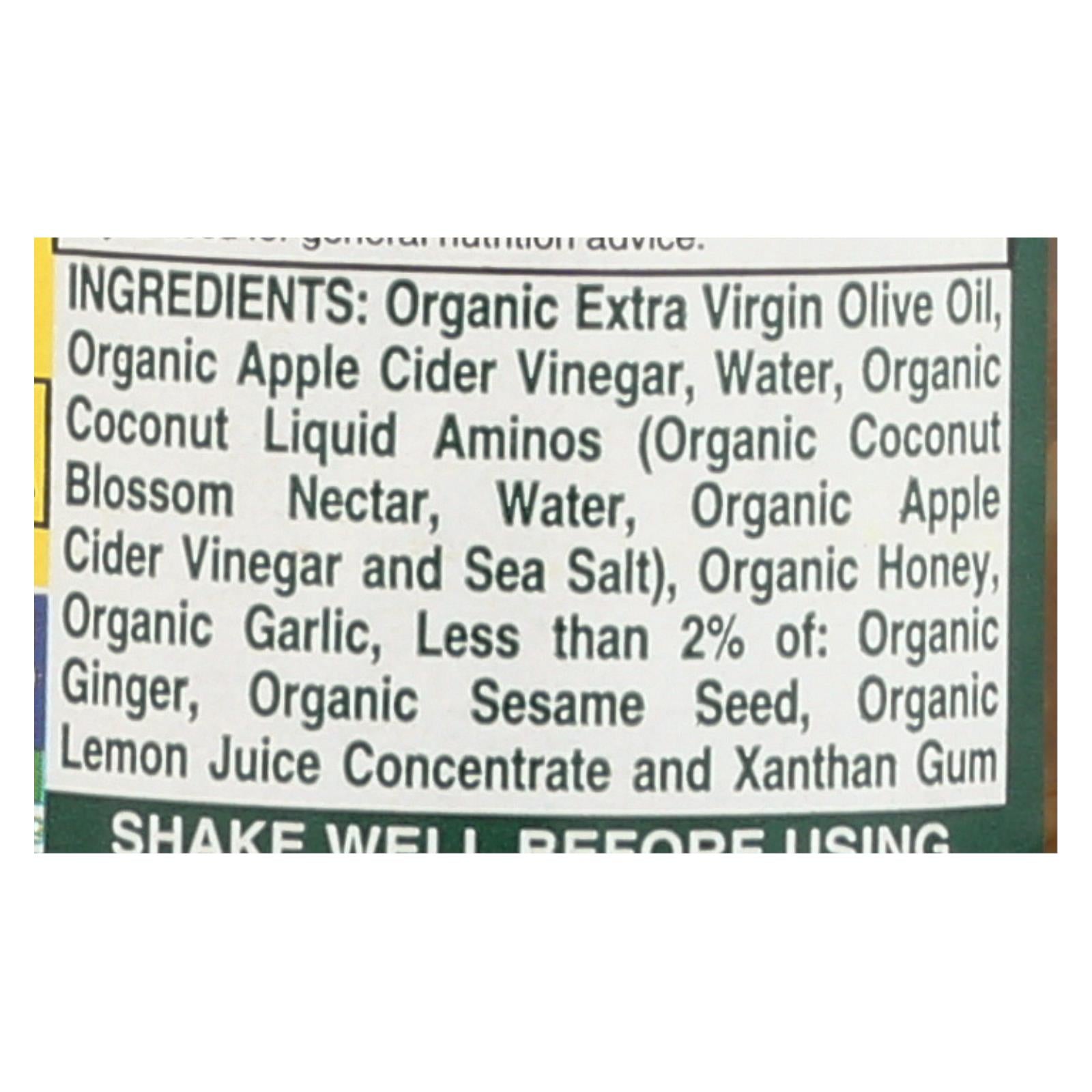 Bragg Ginger & Sesame Dressing/Marinade 12oz, Case of 6
