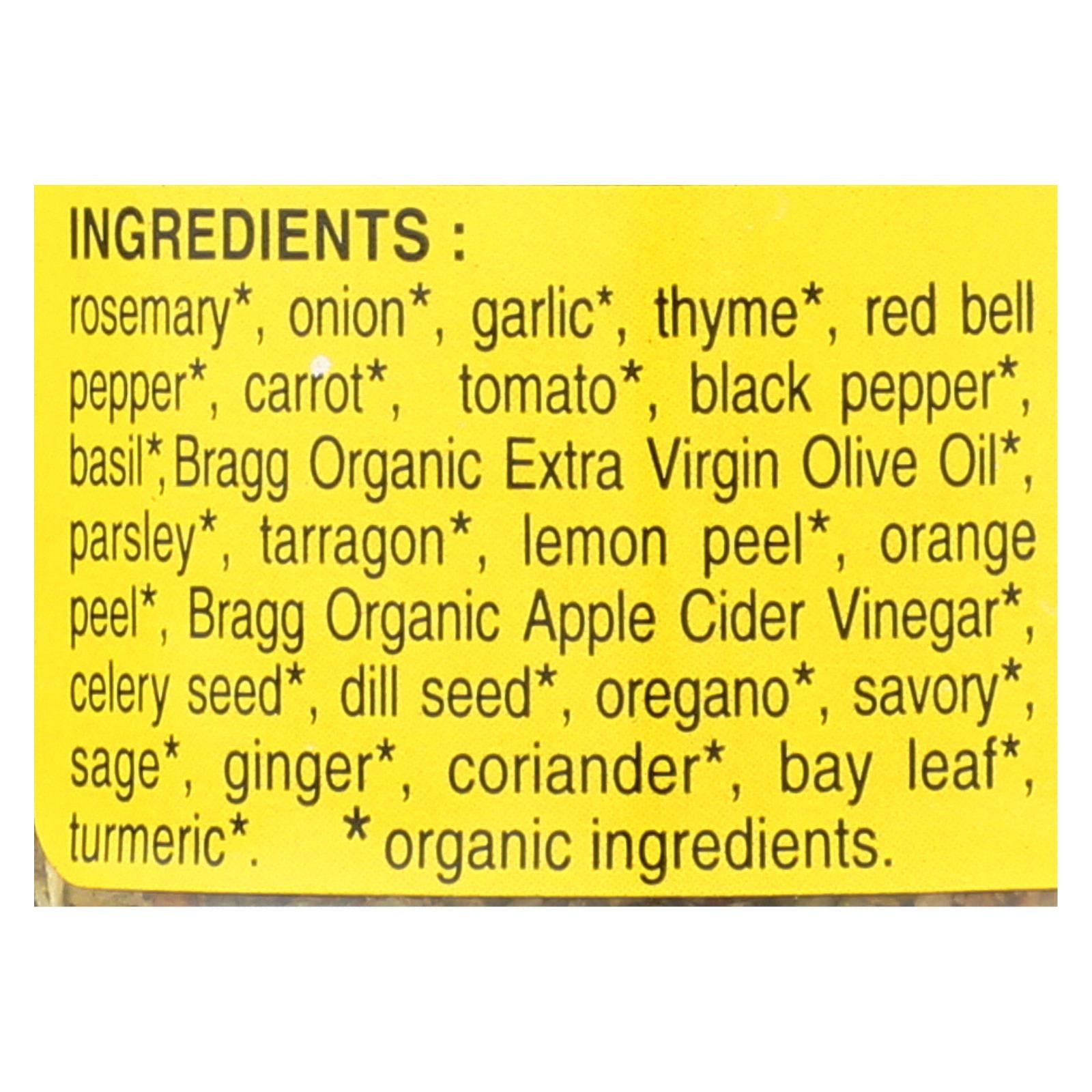 Organic Bragg Sprinkle: Natural Herbs & Spices, 1.5 Oz, 12-Pack