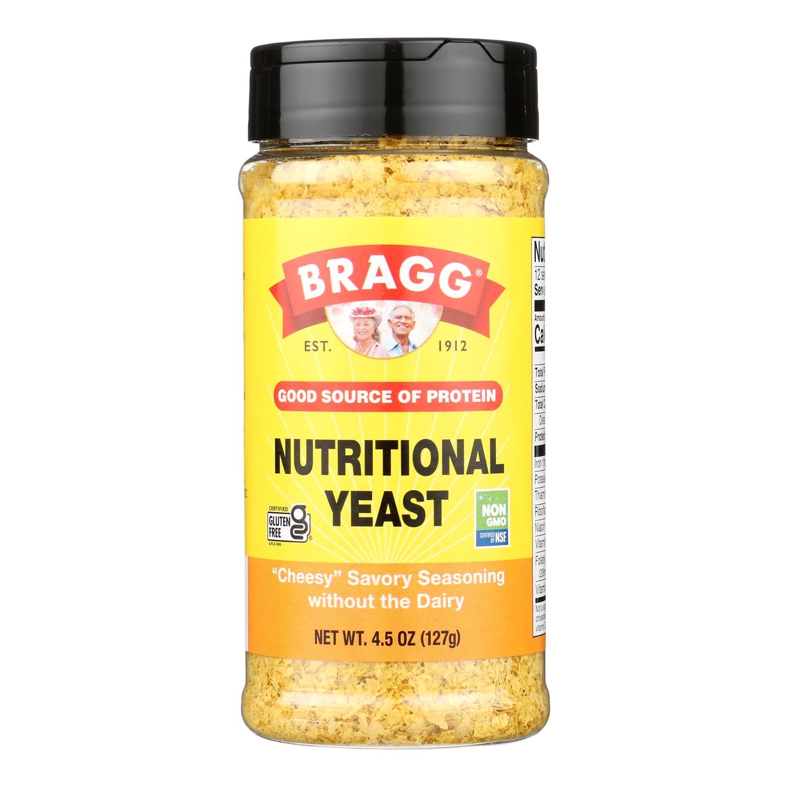 Bragg Nutritional Yeast Seasoning, 4.5 Oz, Case of 12