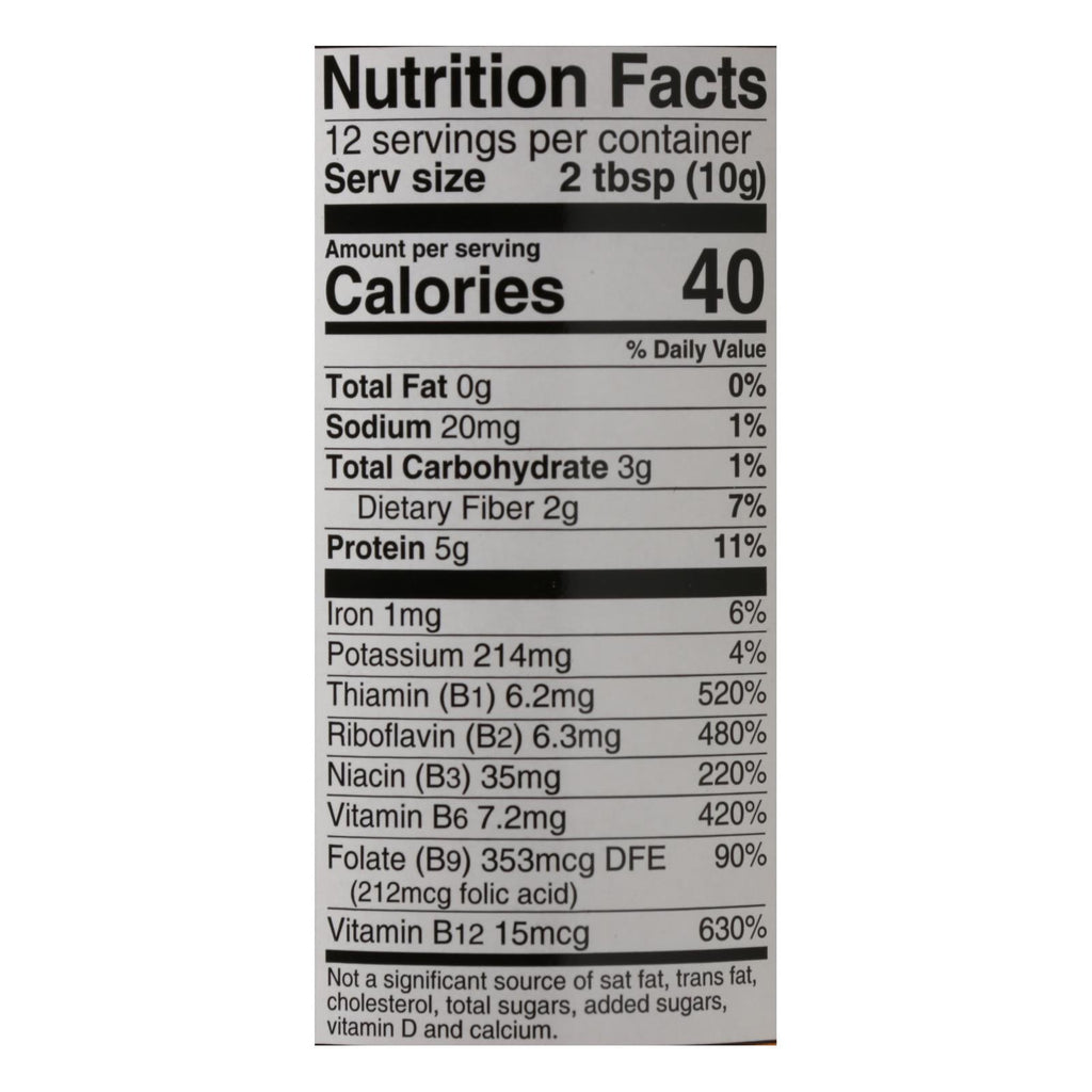 Bragg Nutritional Yeast Seasoning, 4.5 Oz, Case of 12