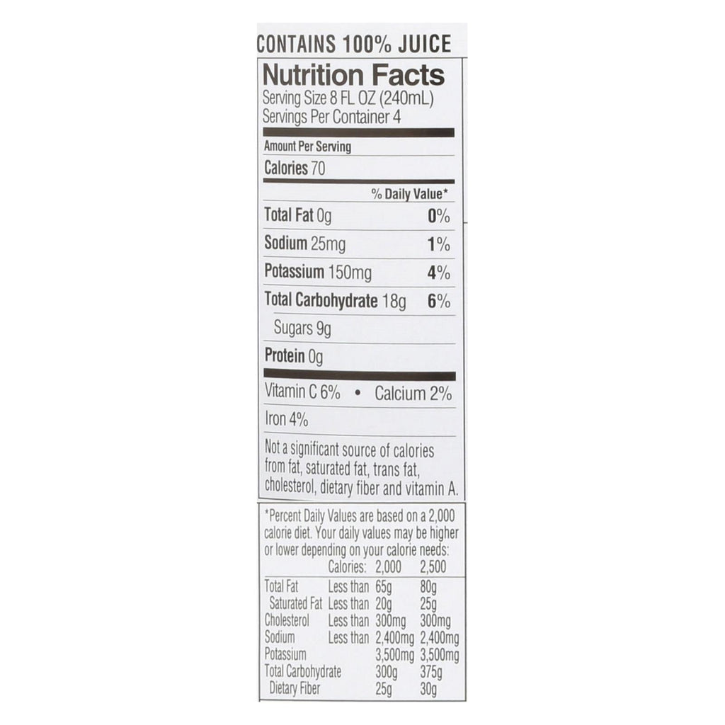 R.W. Knudsen - Juice - Just Cranberry - Case of 6 - 32 fl oz
