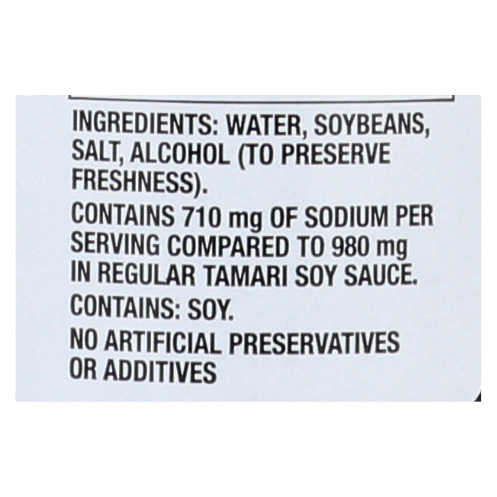 San-J Reduced Sodium Tamari Soy Sauce, 6 Pack, 10 Fl Oz