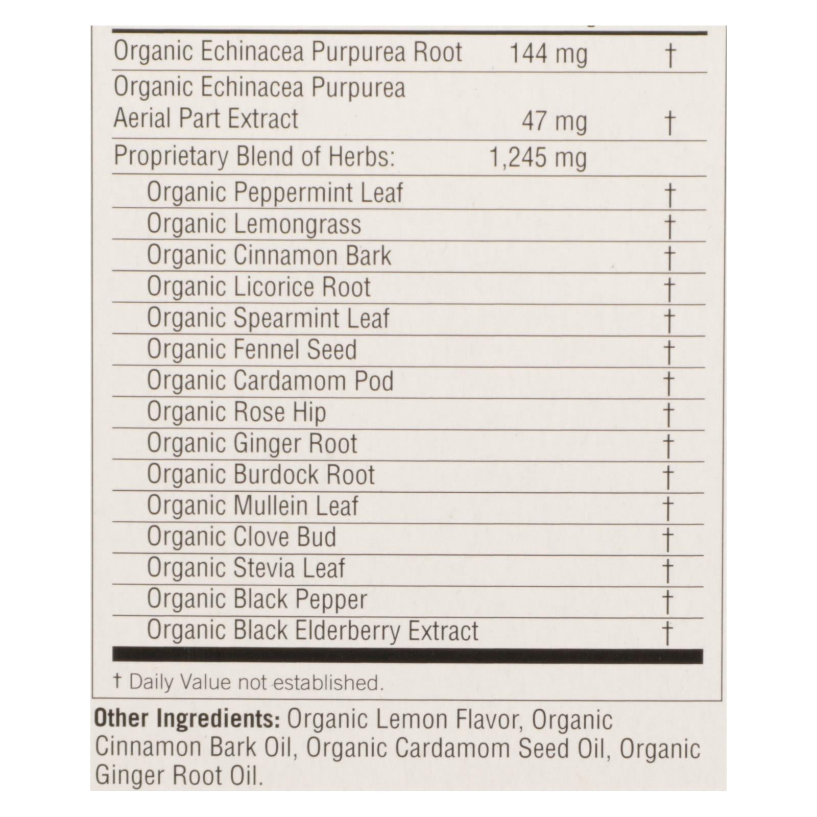 Yogi Echinacea Immune Support Tea, 16 Bags, Case of 6