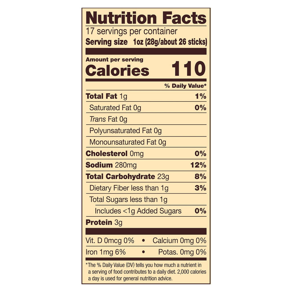 Snyder's Pretzel Sticks Family Size - 6 Pack, 17 Oz Each