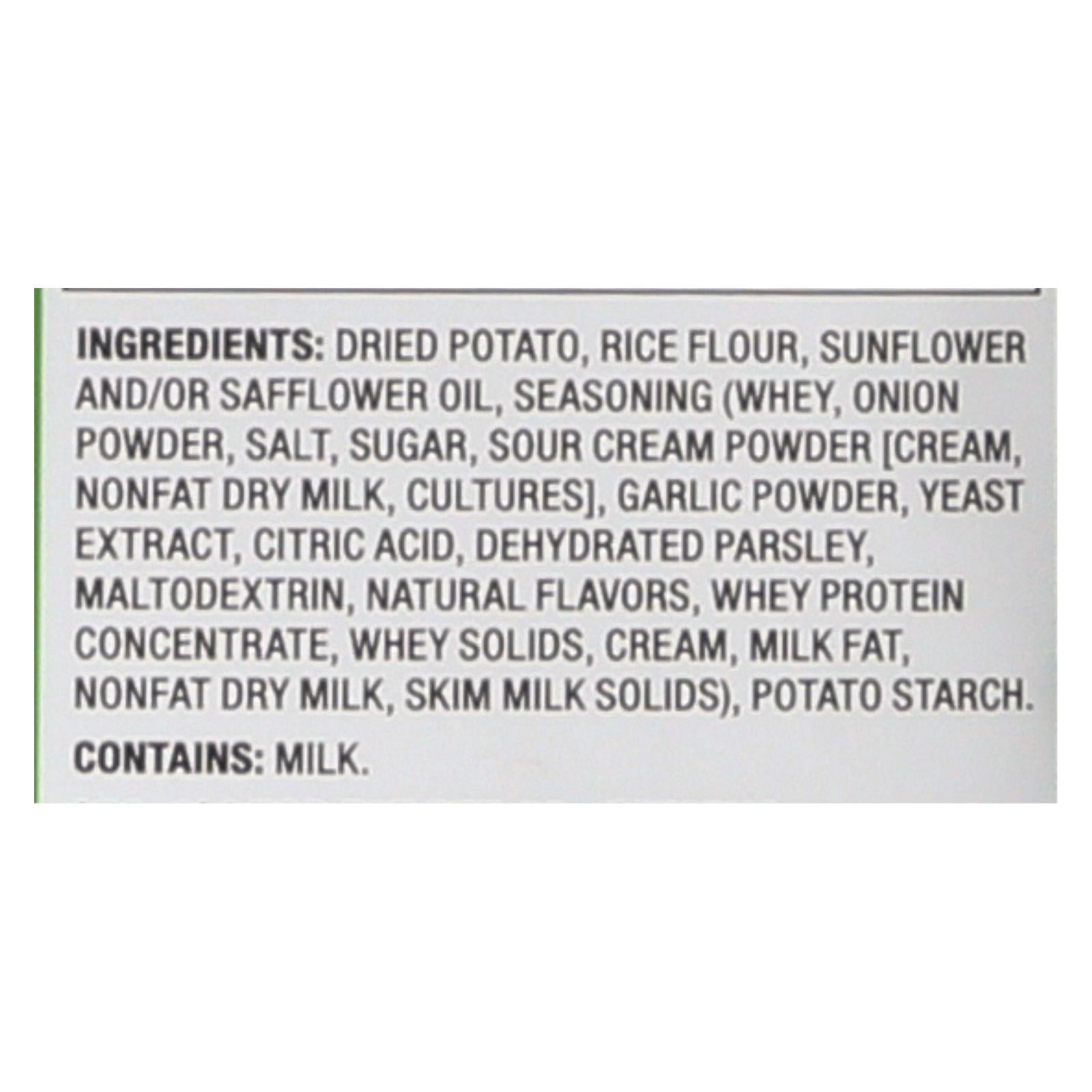 Popchips Sour Cream & Onion Potato Chips, 12-pack, 5 oz