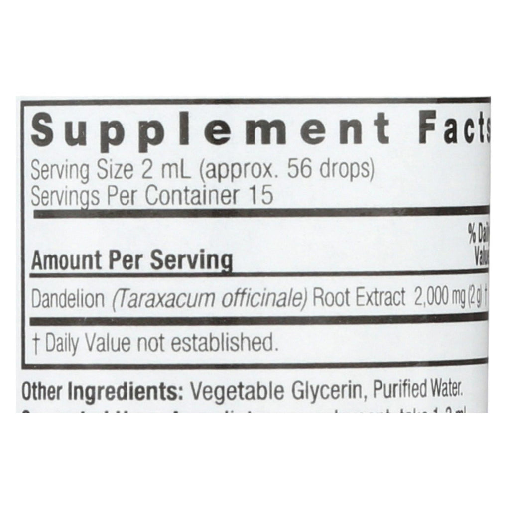 Nature's Answer - Af Dandelion Root - 1 fl oz