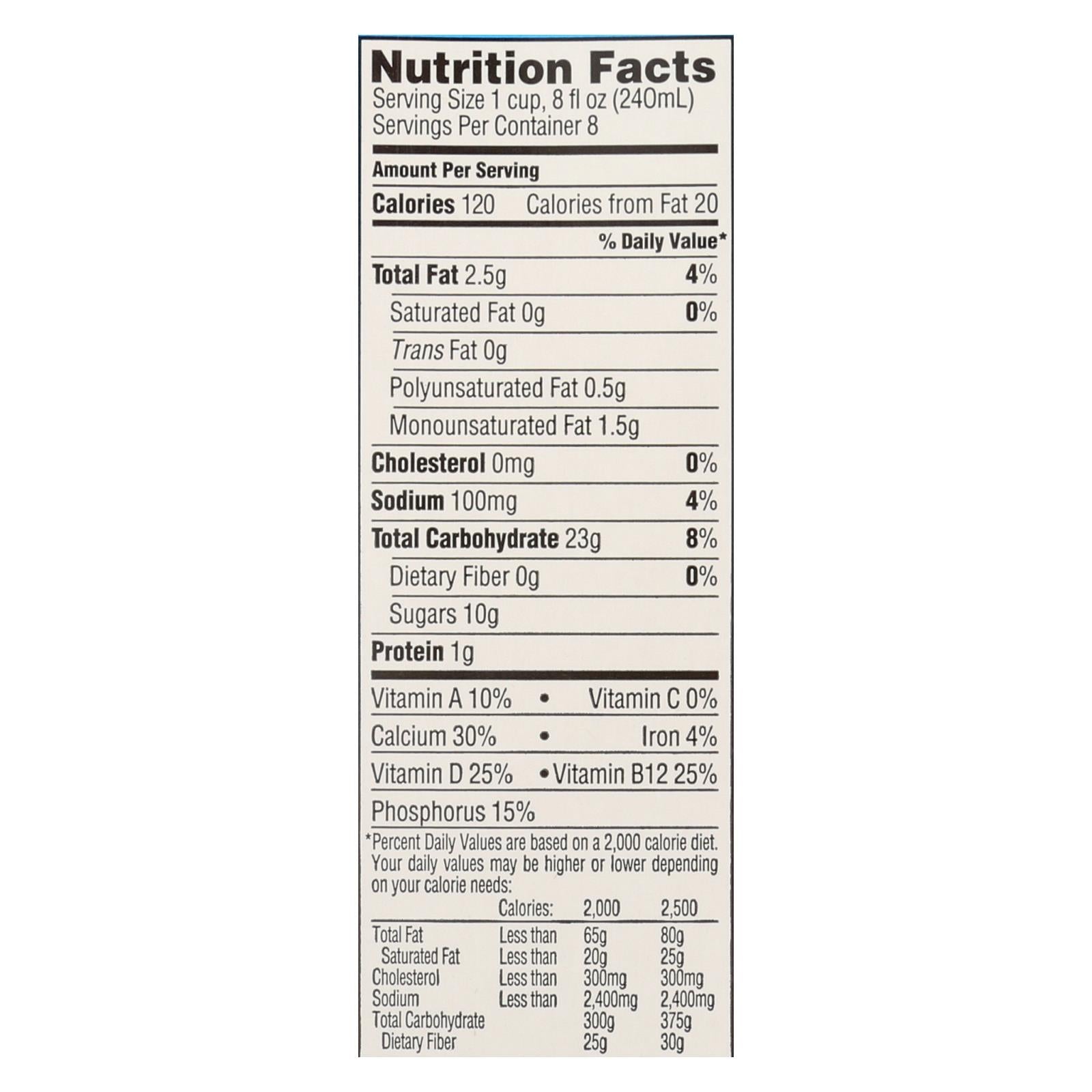 Rice Dream Organic Enriched Rice Drink, 8-Pack, 64 Fl Oz