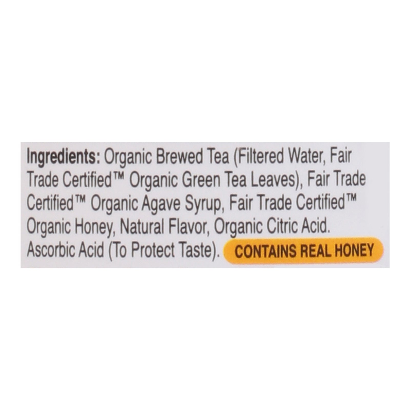 Just Ice Tea - Tea Og2 Honey Green - CS of 12-16 FZ