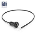 【ROAD TO SKY】ROCKBROS Bicycle Lock Hidden Handle Lock Mini Lock Bike Cable Lock Hidden in Handlebars Helmet Lock Zinc Alloy Lock Cylinder Aluminum Shell 25.6 inches for Roadbike