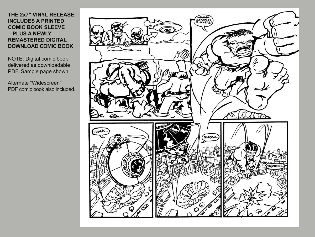 Sides 11-14 - Yowie / Colossamite / Pre / Mule 2x 7" + Comic Book
