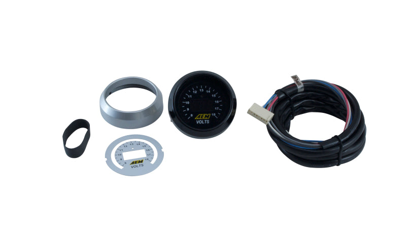 AEM Electronics 52mm Digital Volt Meter Gauge