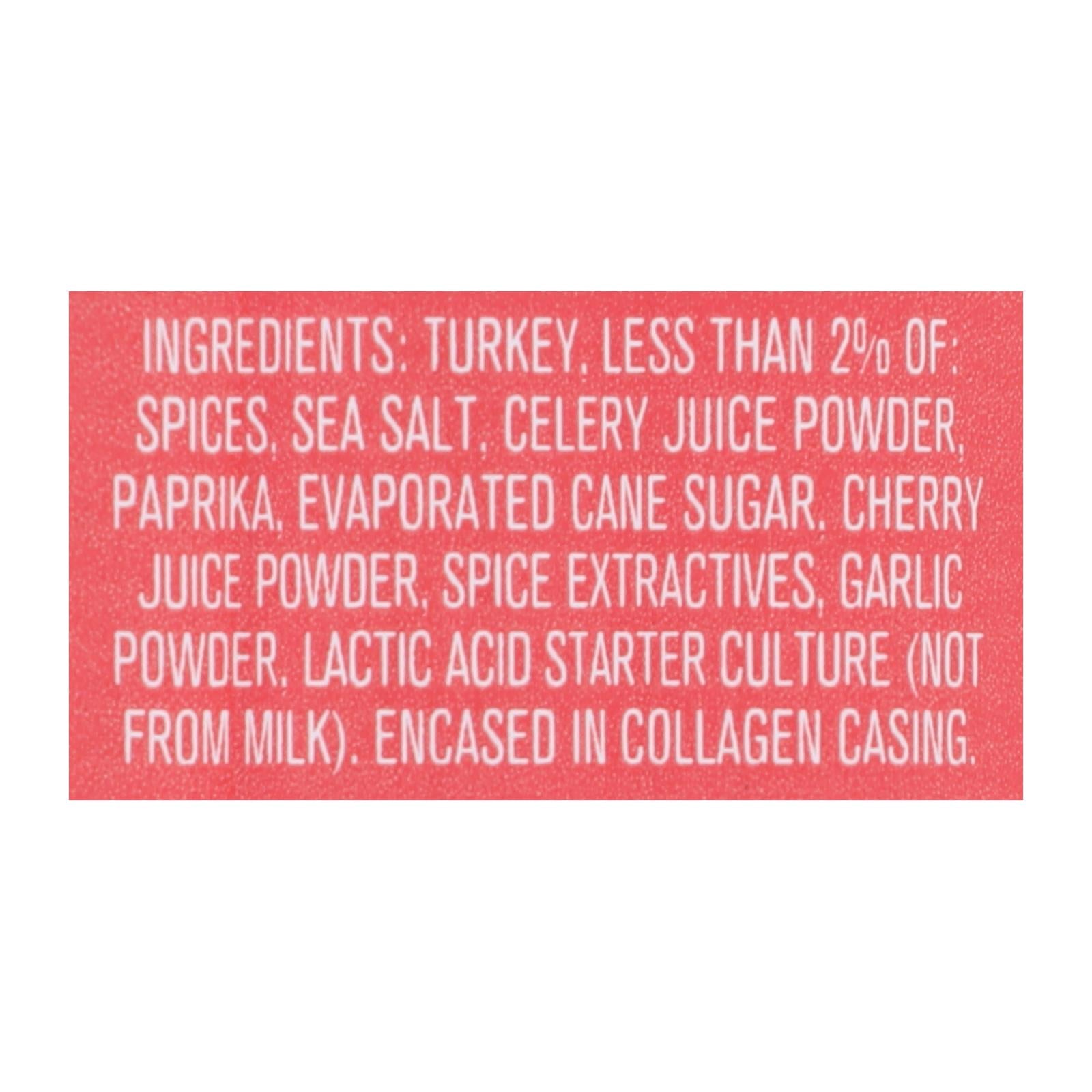 Vermont Smoke And Cure Realsticks - Turkey Pepperoni - 1 Oz - Case Of 24