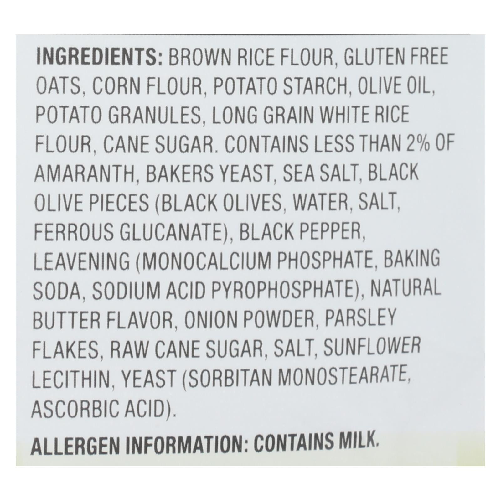 Miltons Gluten-Free Olive Oil Crackers, 12 Pack, 4.5 Oz Each