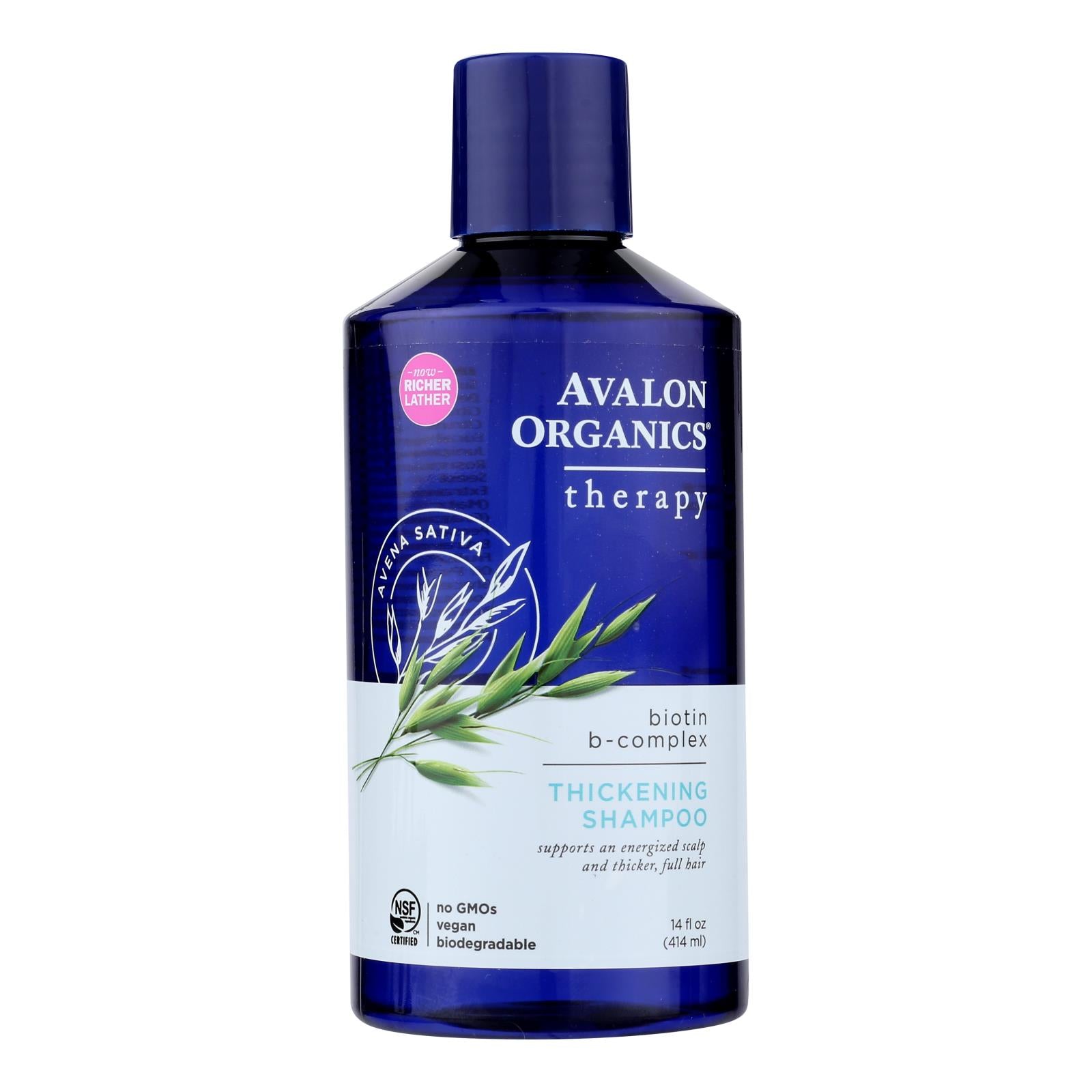 Avalon Organics Biotin B Complex Thickening Shampoo 14oz