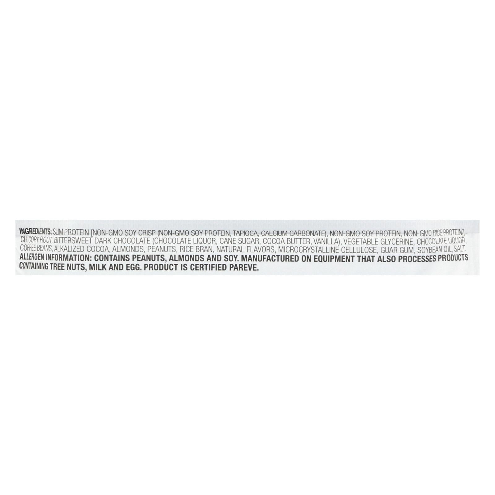 NuGo Nutrition Bar - Slim - Espresso - 1.59 oz Bars - Case of 12