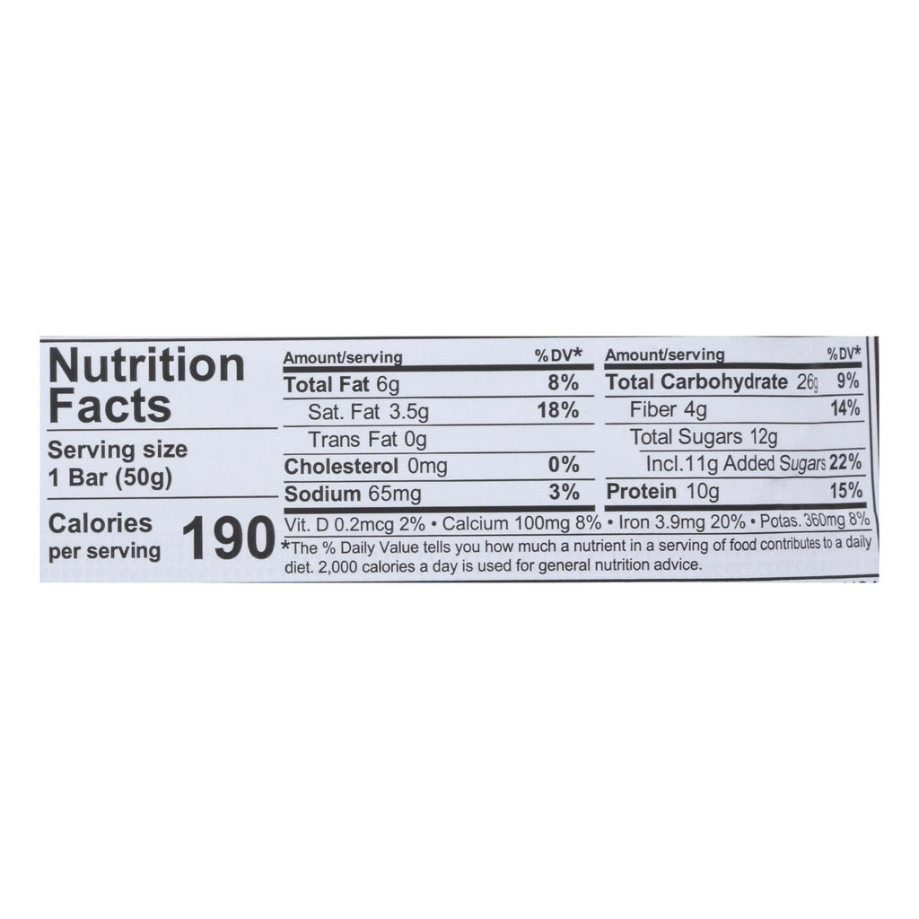 NuGo Organic Dark Chocolate Bars - 1.76 oz, 12-Pack