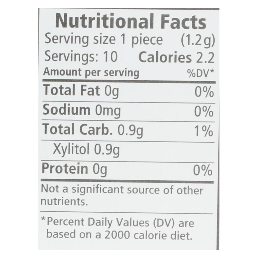 Spry Xylitol Gems - Peppermint - Case Of 20 - 10 Count