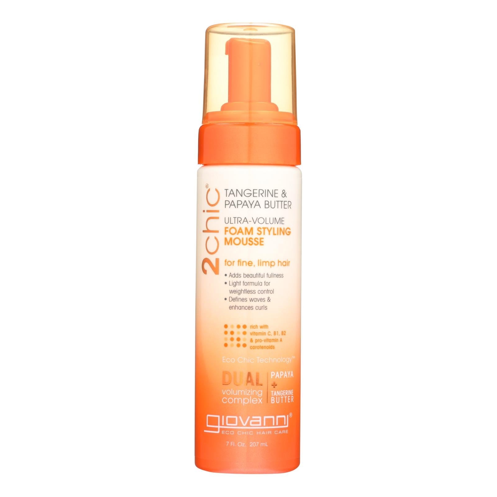 Giovanni 2chic Ultra-Volume Style Mousse 7 Fl Oz