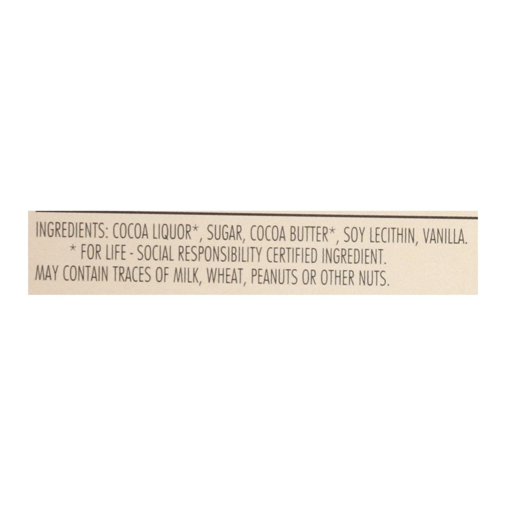 Chocolove Xoxox Dark Chocolate Bars - 3.2 oz, Case of 12