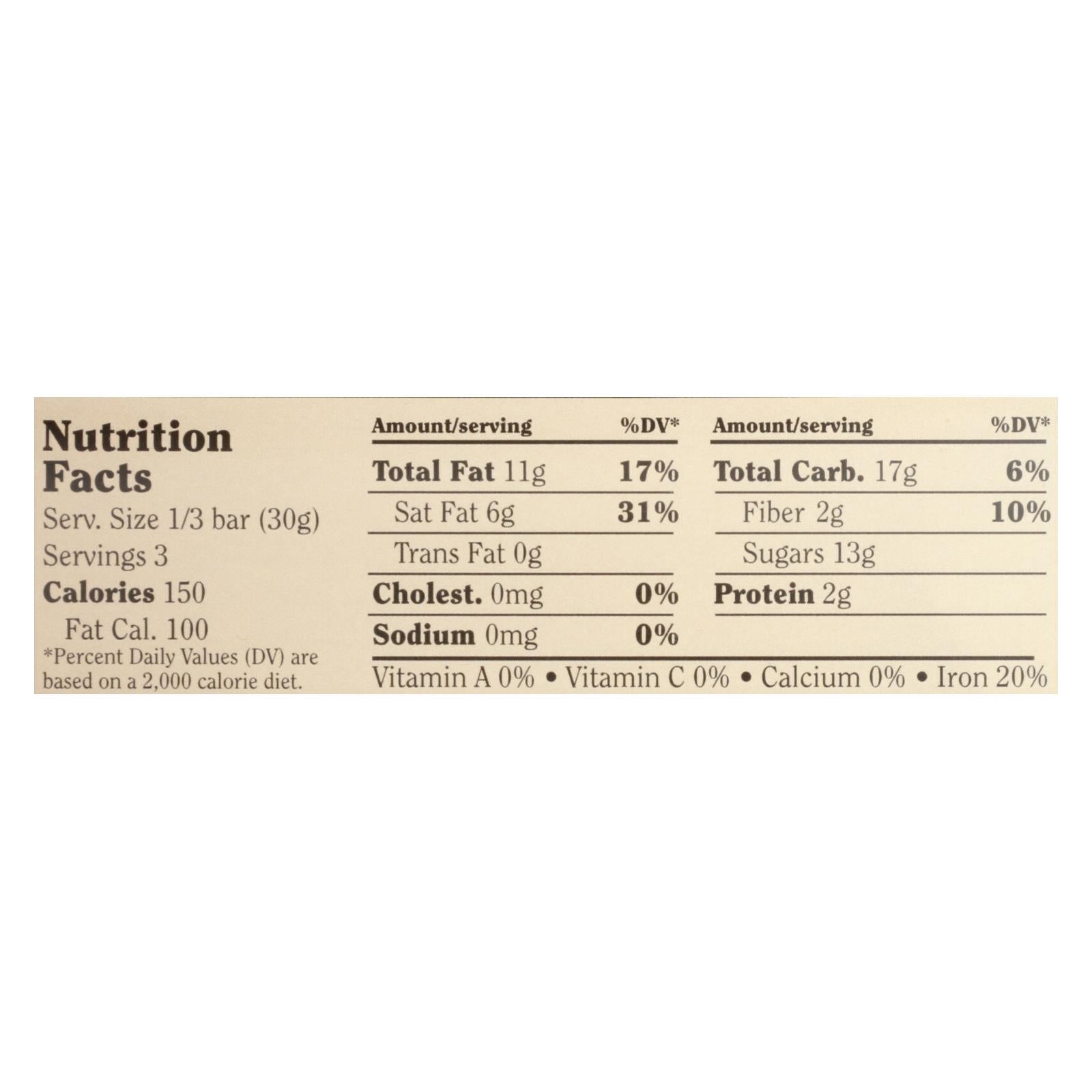 Chocolove Xoxox Dark Peppermint Chocolate Bars, 3.2oz, 12-Pack