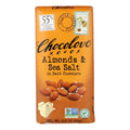 Chocolove Dark Chocolate Almond Sea Salt Bars, 3.2 oz, 12-Pack
