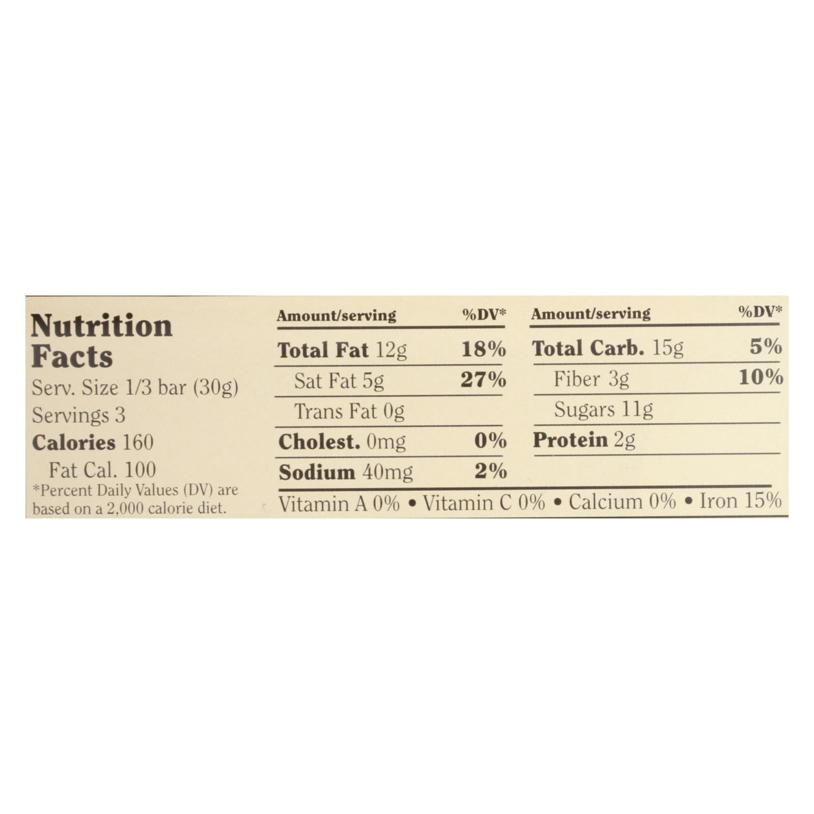Chocolove Dark Chocolate Almond Sea Salt Bars, 3.2 oz, 12-Pack
